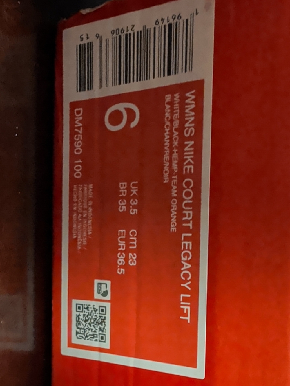 Nike Court Legacy Lift Platform Sneakers Size 6 New/Box MSRP $94.99 - Picture 11 of 11